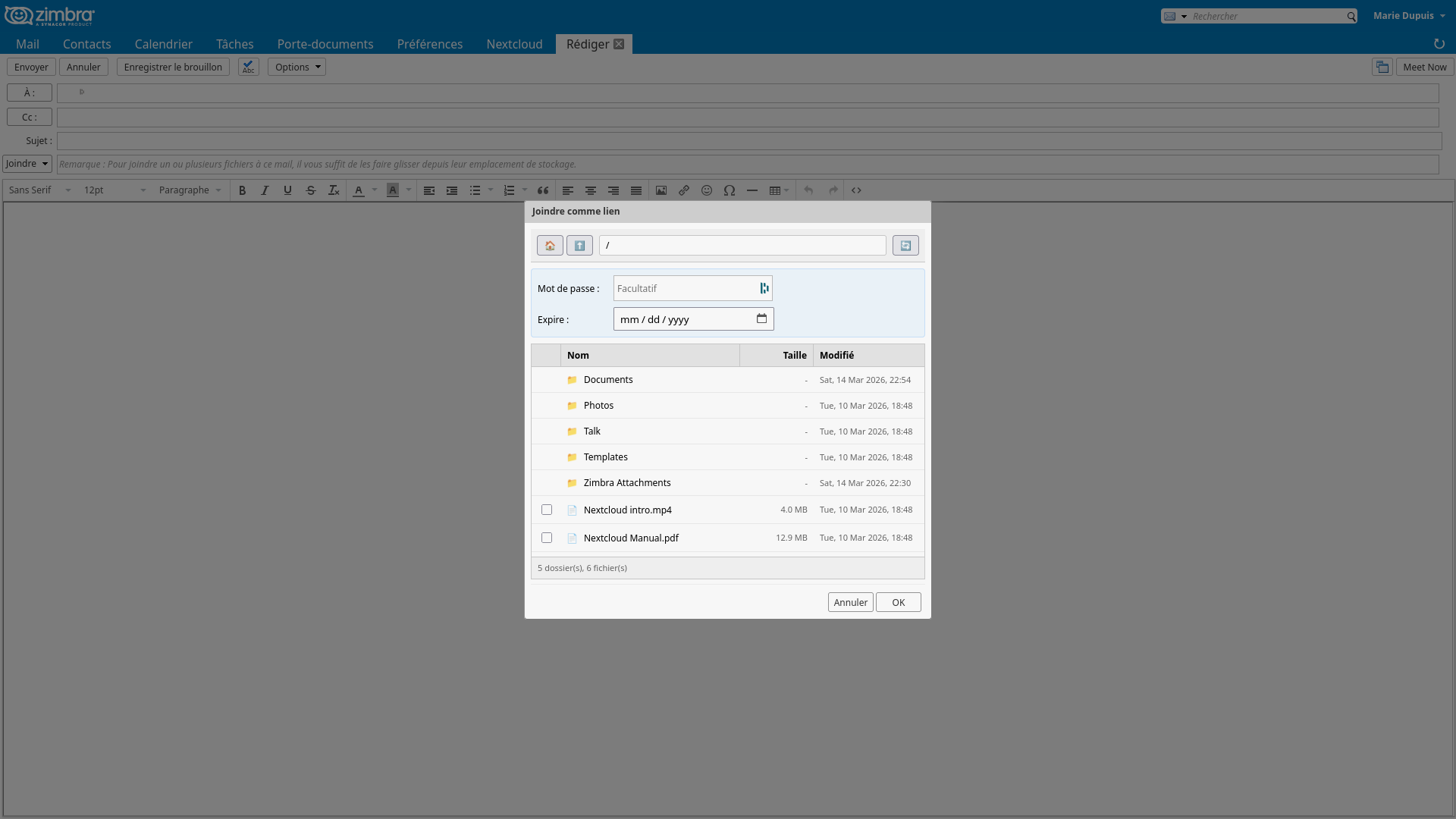 Partage sécurisé de documents